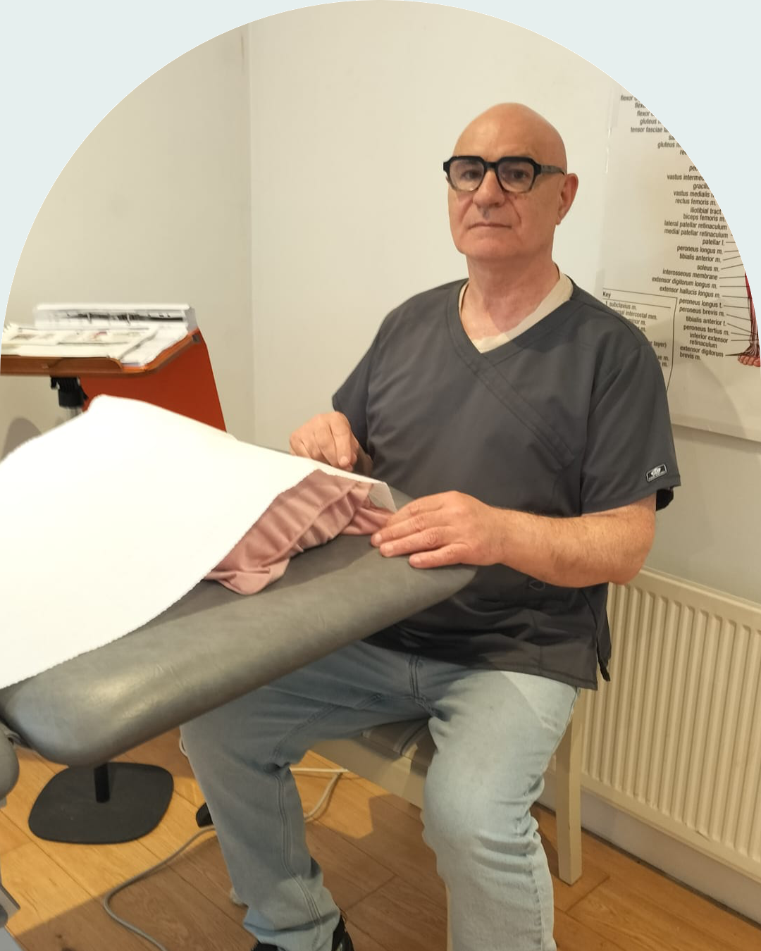 Paul Hero Image with green background